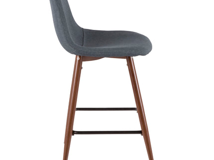 Pebble - Mid Century Modern Counter Stool (Set of 2)