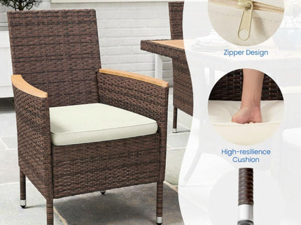 5 Piece Patio Dining Set With Table