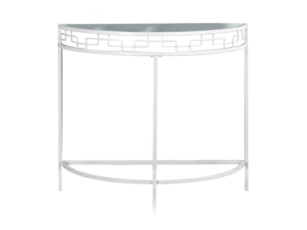 Accent Console Table For Entryway, Contemporary And Modern - White