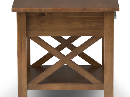 Kitchener - End Table - Medium Saddle Brown