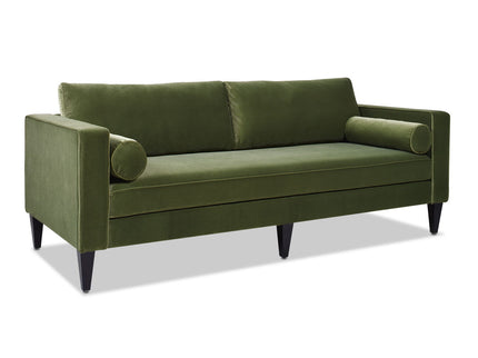 Nicholi - Mid-Century Modern Sofa - Olive Green