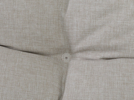 Patio Loveseat Sofa With Extra Thick Tufted Cushion - Brown