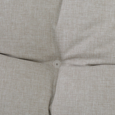 Patio Loveseat Sofa With Extra Thick Tufted Cushion - Brown