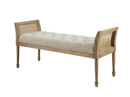Accent Bench With Arm - Natural