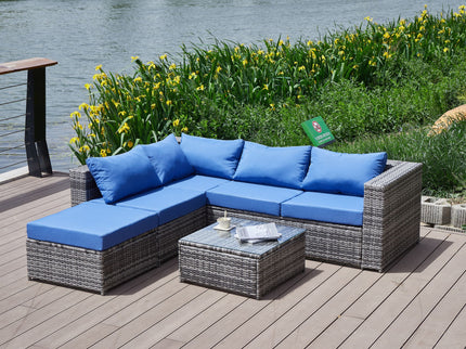 Patio Sofa With Cushions