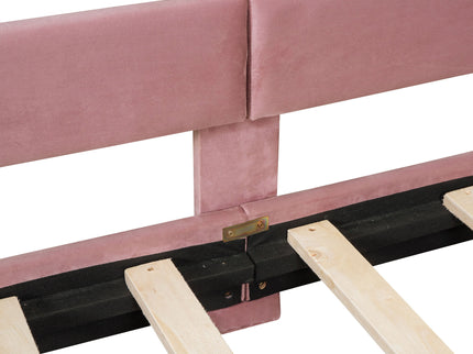 Upholstered Daybed With Rabbit Ear Shaped Headboard