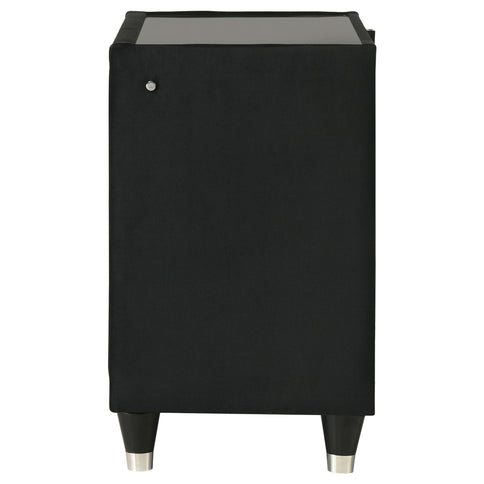Mika - 2 Drawer LED Nightstand With USB