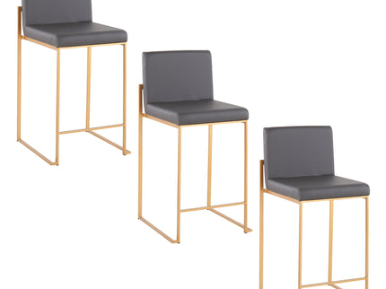 Fuji - Contemporary High Back Stylish Counter Stool