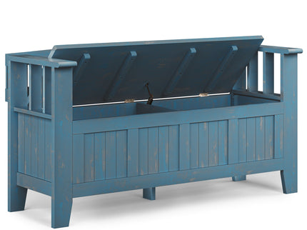 Acadian - Entryway Storage Bench, Handcrafted