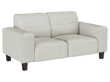 Xana - Track Arm Tufted Loveseat - Greige