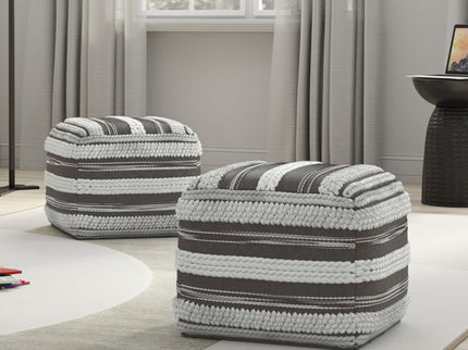 Sommer - Handcrafted Square Pouf