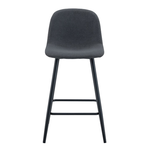 Modern Bar Chair Rounded Backrest (Set of 2)