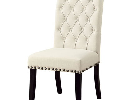 Button Tufted Side Chairs (Set of 2) - Beige