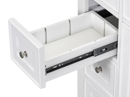 Modern Bathroom Vanity Base Only With 1 Cabinet And 6 Drawers