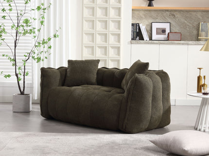 Cozy Beanbag Chair With High Resilience Foam Core For 2