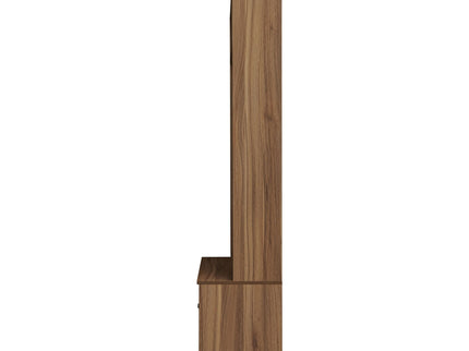 Modern Storage Closet For Bedroom, Entryway, Or Living Room - Walnut
