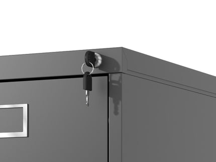 Premium Drawer File Cabinet With Lock, Metal Vertical Design, A4 Legal / Letter Size