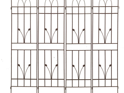 Metal Garden Trellis Rustproof For Climbing Plants Outdoor Flower Support
