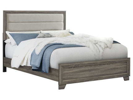 Funston - Queen Bed With Headboard - Brown Oak