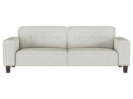 Xana - 2 Piece Upholstered Track Arm Sofa Set - Greige