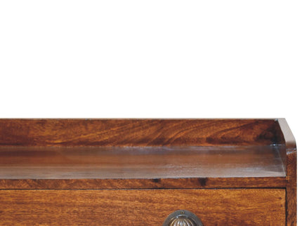 Belmont - Wall Mounted Console Shelf - Chestnut