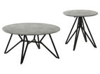 Dark Gray / 2 Pc. Coffee Table, End Table