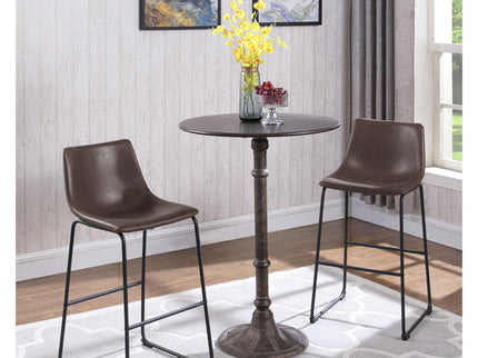 Armless Bar Stool (Set of 2) - Brown