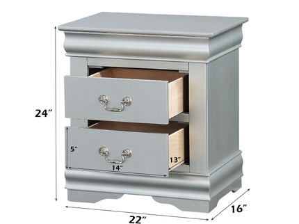 Louis Philippe III - Sleek Design Nightstand