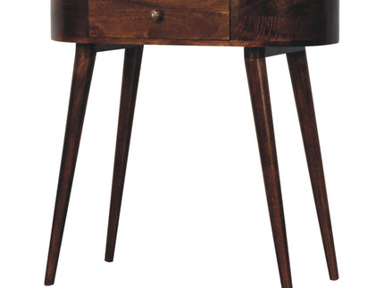 Rounded Wood Table
