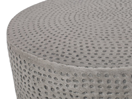 Outdoor Lightweight Concrete, Side Table - Natural