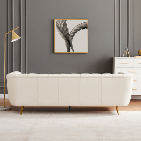Lamattina - Genuine Italian Channel Tufted Sofa