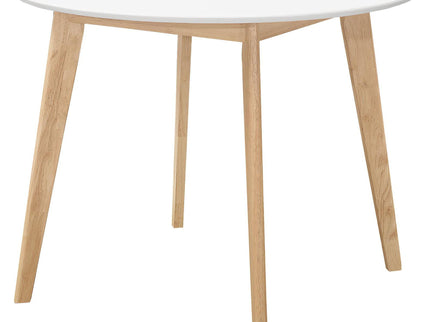 Round Dining Table - White