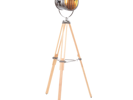 Ahoy - Industrial Floor Lamp - Natural / Antique