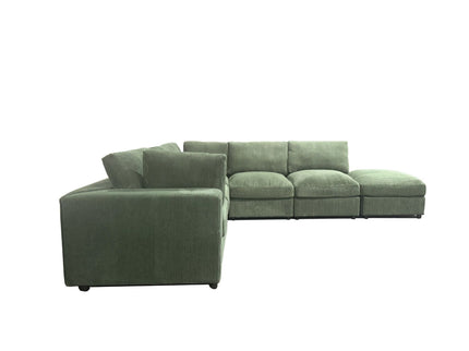 Reversible Modular Sectional Sofa With Custom Configuration