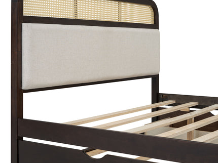 Platform Bed With Trundle And 2 Drawers