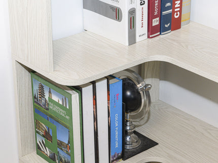 L-Shaped Design Corner Bookshelf
