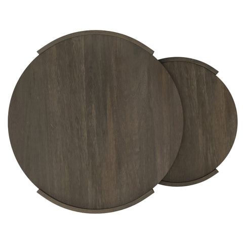 Robin - 2 Piece Nesting Table - Gray