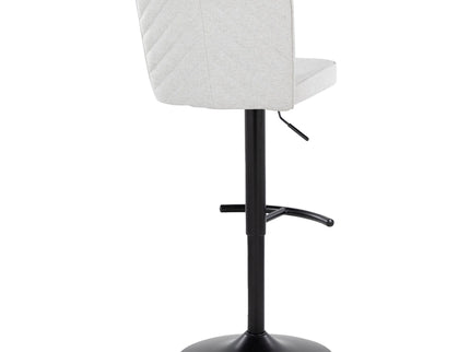 Henry - Contemporary Adjustable Barstool & Swivel With Rounded T Footrest (Set of 2)