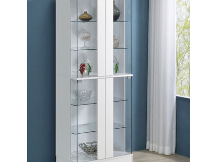 Gilbert - 4 Door LED Curio Display Cabinet