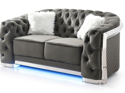 Loveseat With Flared Arms