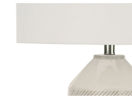 Contemporary Lighting, Table Lamp, Ceramic - Cream