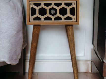 Inlay Bone Inlay Drawer Nightstand