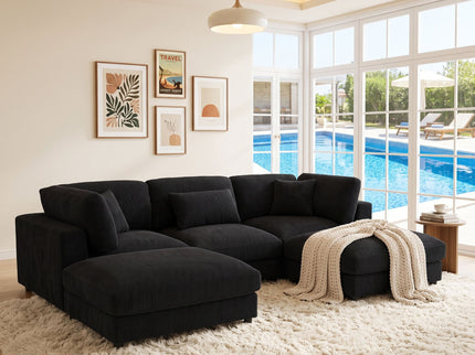 Modular Sectional & Custom Configuration, Toss Pillows