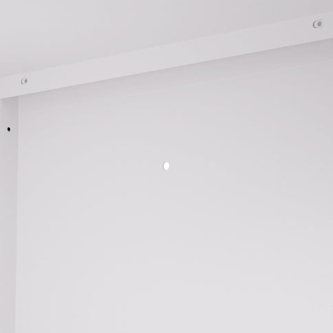 Kitchen Pantry Cabinet With Doors, Heavy-Duty Freestanding Storage Organizer With 5 Adjustable Shelves, Tool Free Assembly - White