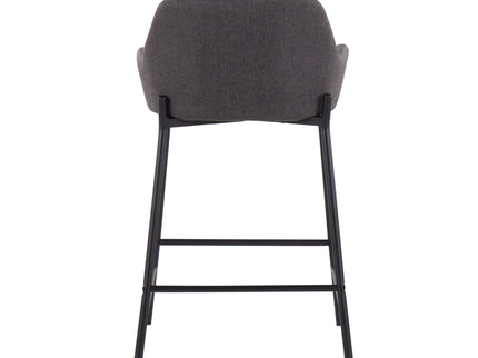 Daniella - Industrial Fixed Height Counter Stool (Set of 2)