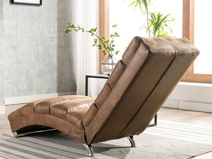 Massage Chaise Lounge Indoor With Remote Control, Ergonomic Electric Massage Lounger
