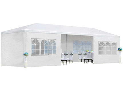 10X30' Wedding Party Canopy Tent Outdoor Gazebo With Removable Sidewalls