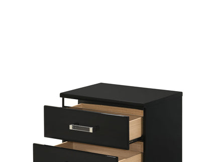 Chelsie - Nightstand - Black
