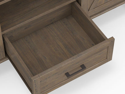 Ela - Medium TV Stand - Smoky Brown