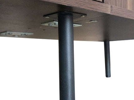 78" TV Stand With Storage Cabinets For Living Room - Walnut